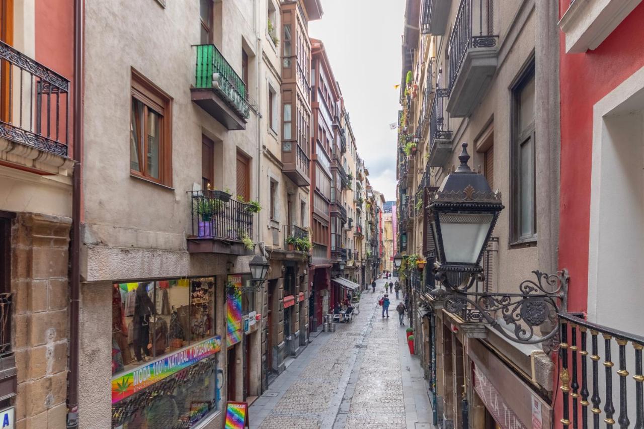 Precioso Apartamento Con Entrada Autonoma En El Casco Viejo Bilbao Esterno foto